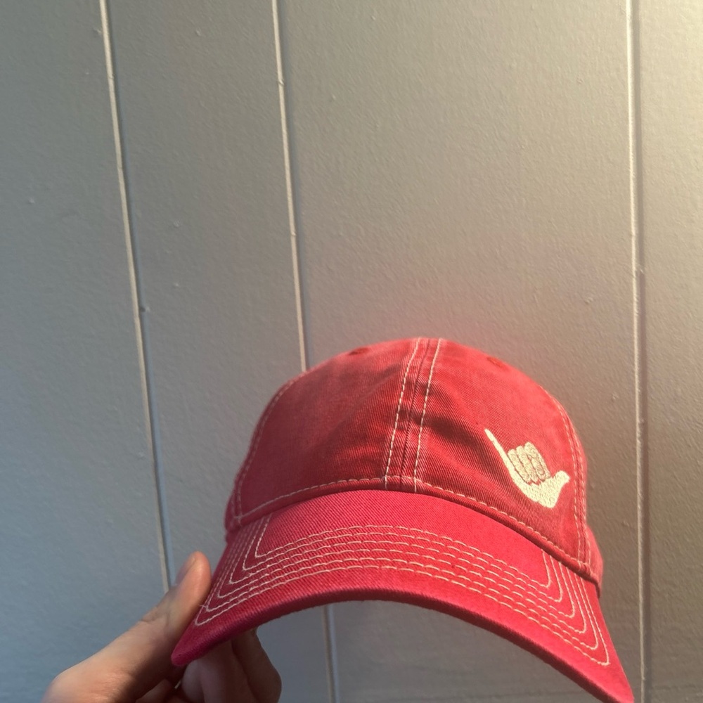 Red Casual Cap